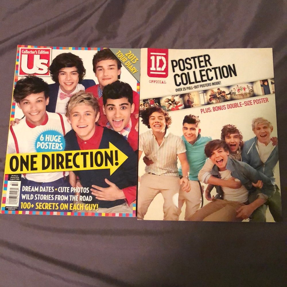 One Direction Nostalgic Poster Book and Magazine